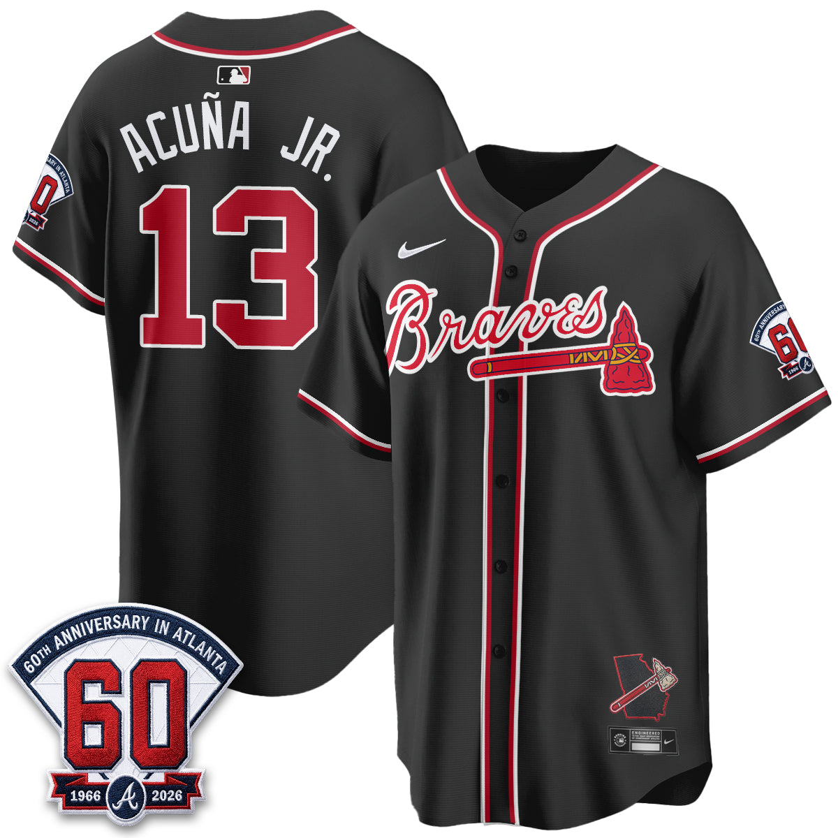 ATL 2026 Black Out Style Vapor Limited Jersey - All Stitched-DTD