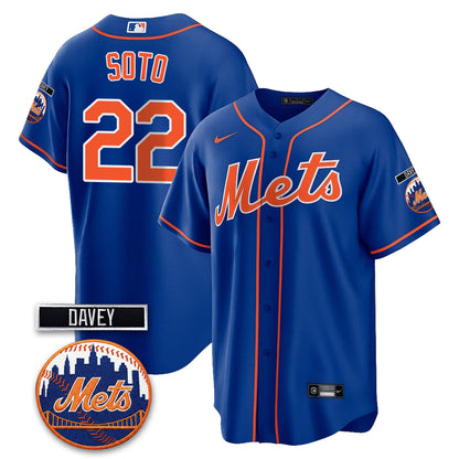 NYM 2026 Davey Johnson Memorial Vapor Limited Jersey - All Stitched-DTD