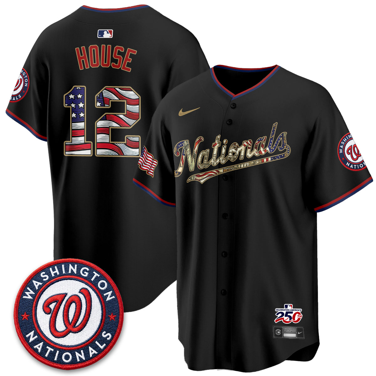 WSH 2026 Independence Day USA Vapor Jersey - Stitched-DTD