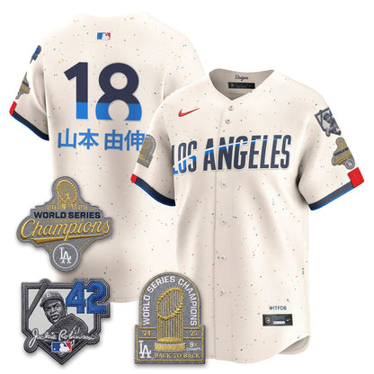 LAD 2026 Jackie Robinson New Era Vapor Limited Jersey - All Stitched-DTD
