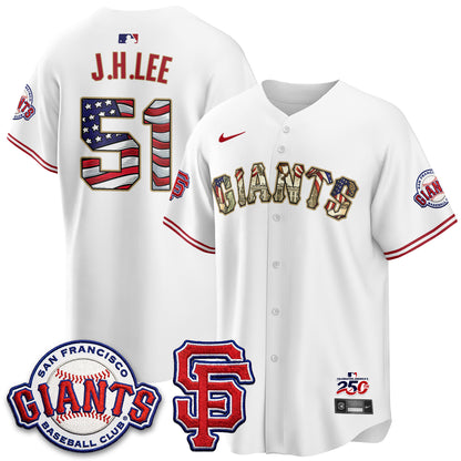 San Francisco Giants2026 Independence Day USA Jersey - All Stitched-DTD