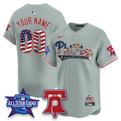PHI 2026 Independence Day USA Vapor Limited Custom Jersey - Stitched-NQD
