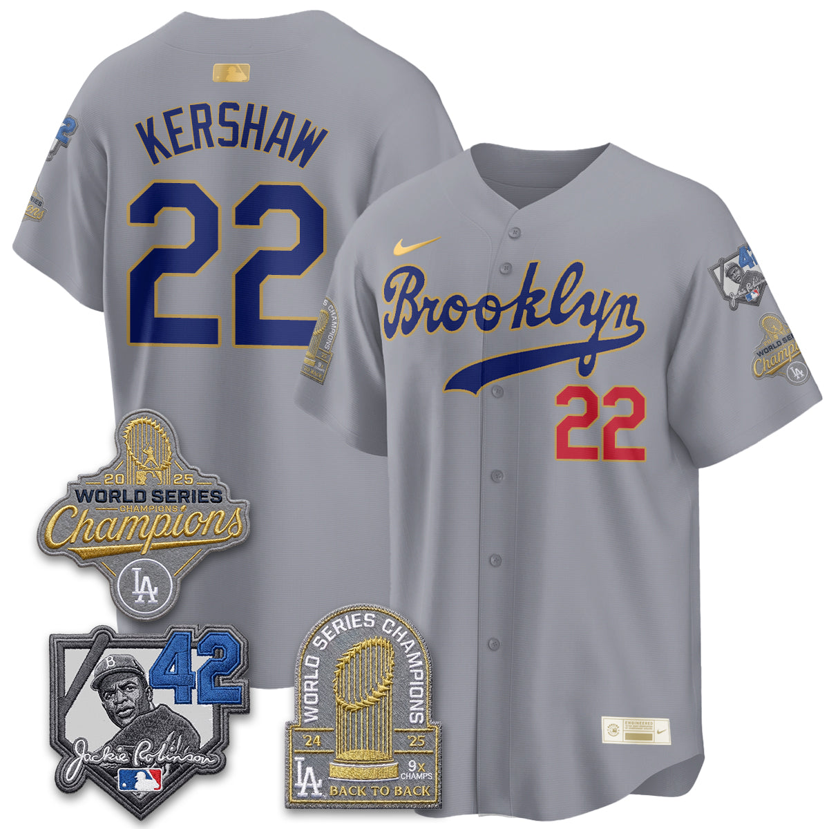 LAD 2026 Brooklyn Jackie Robinson Limited Jersey - All Stitched-DTD