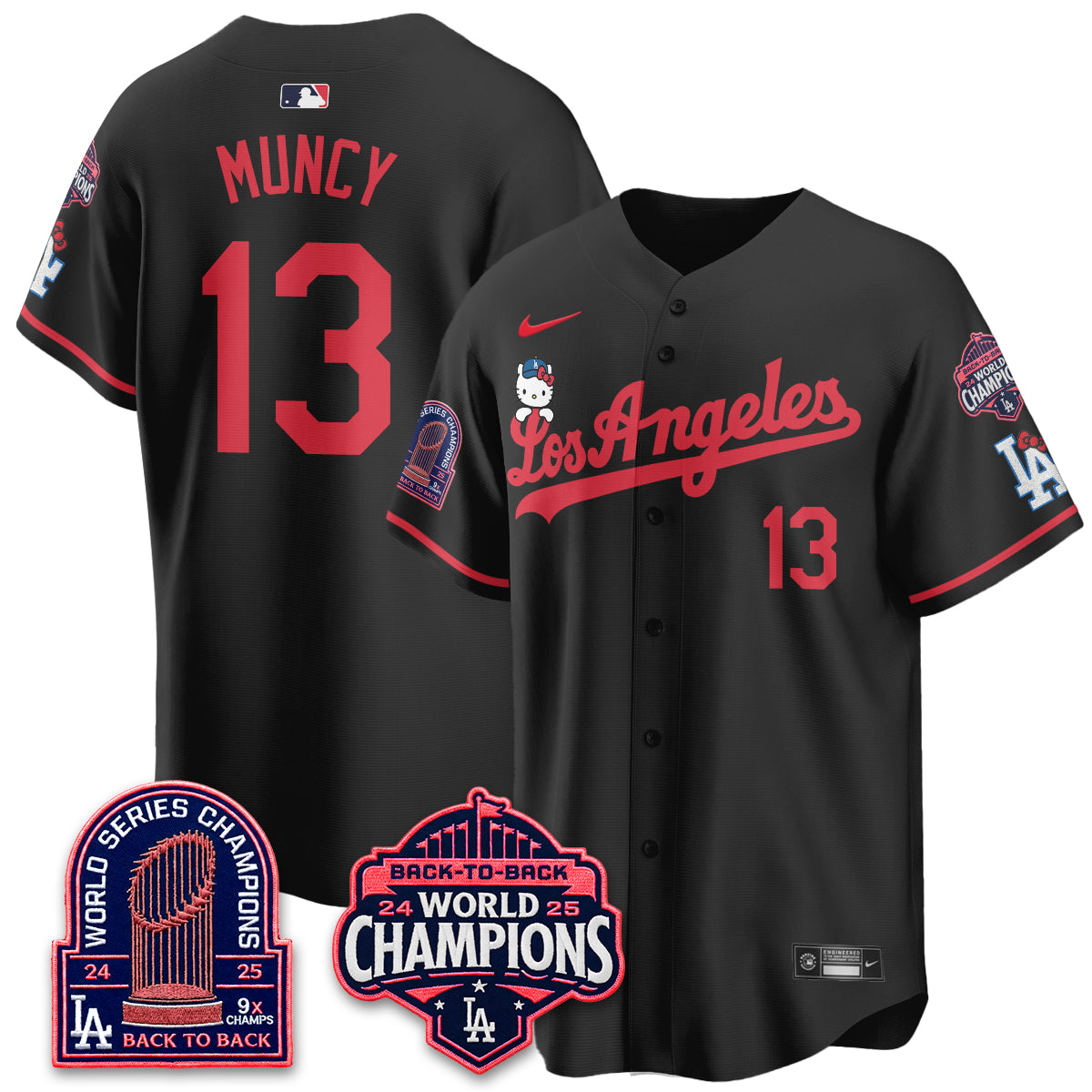 LAD x Hello Kitty Night 2026 Vapor Jersey - All Stitched - V2-DTD