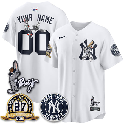 NYY Bunny Vapor Limited Custom Jersey - All Stitched-DTD