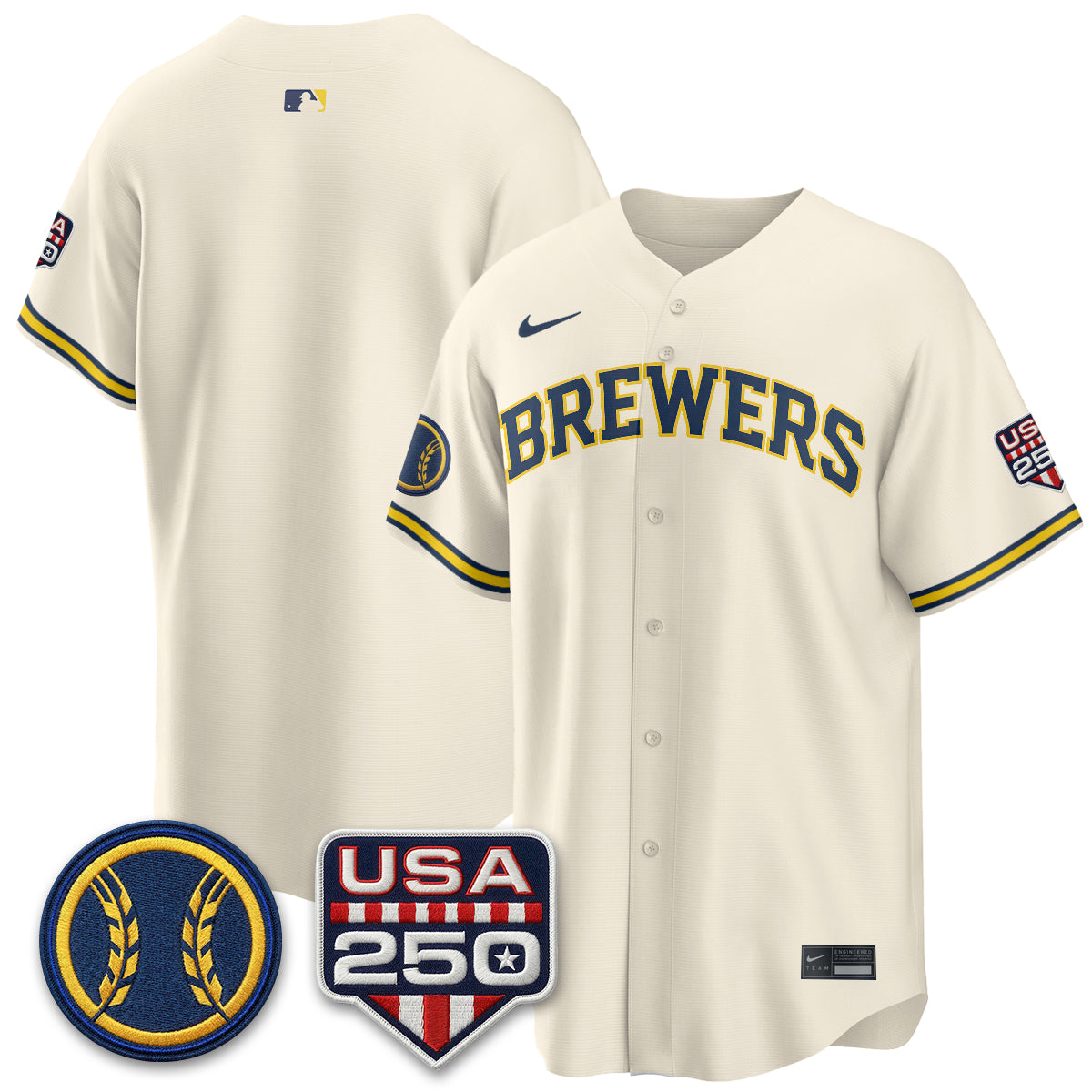 MIL Fourth of July Vapor Limited Jersey - Stitched-DTD