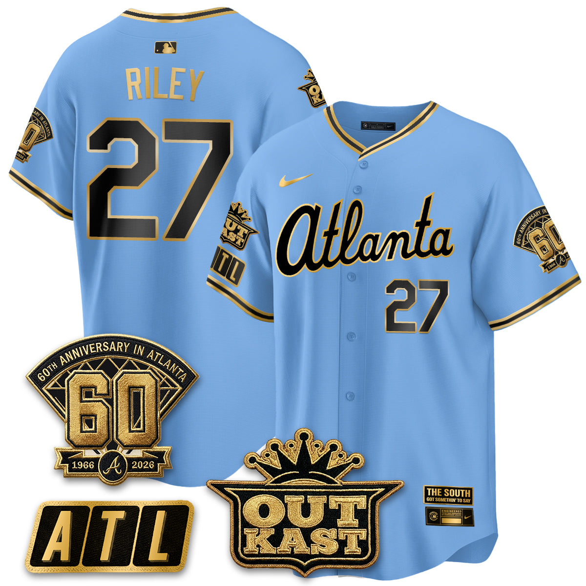 ATL 2026 Gothic Edition Vapor Limited Jersey - All Stitched-DTD