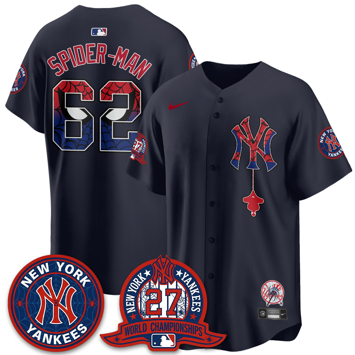 NYY x Web-Head 2026 Vapor Jersey - Printed-DTD