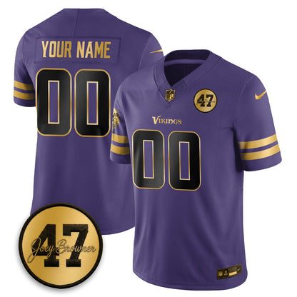 MIN Joey Browner Thank You For Memories - 1960 – 2026 Football Vapor Limited Custom Jersey - All Stitched-DTD