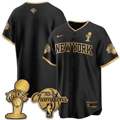 NYK 2026 NBA Champions Vapor Jersey - Stitched-DTD