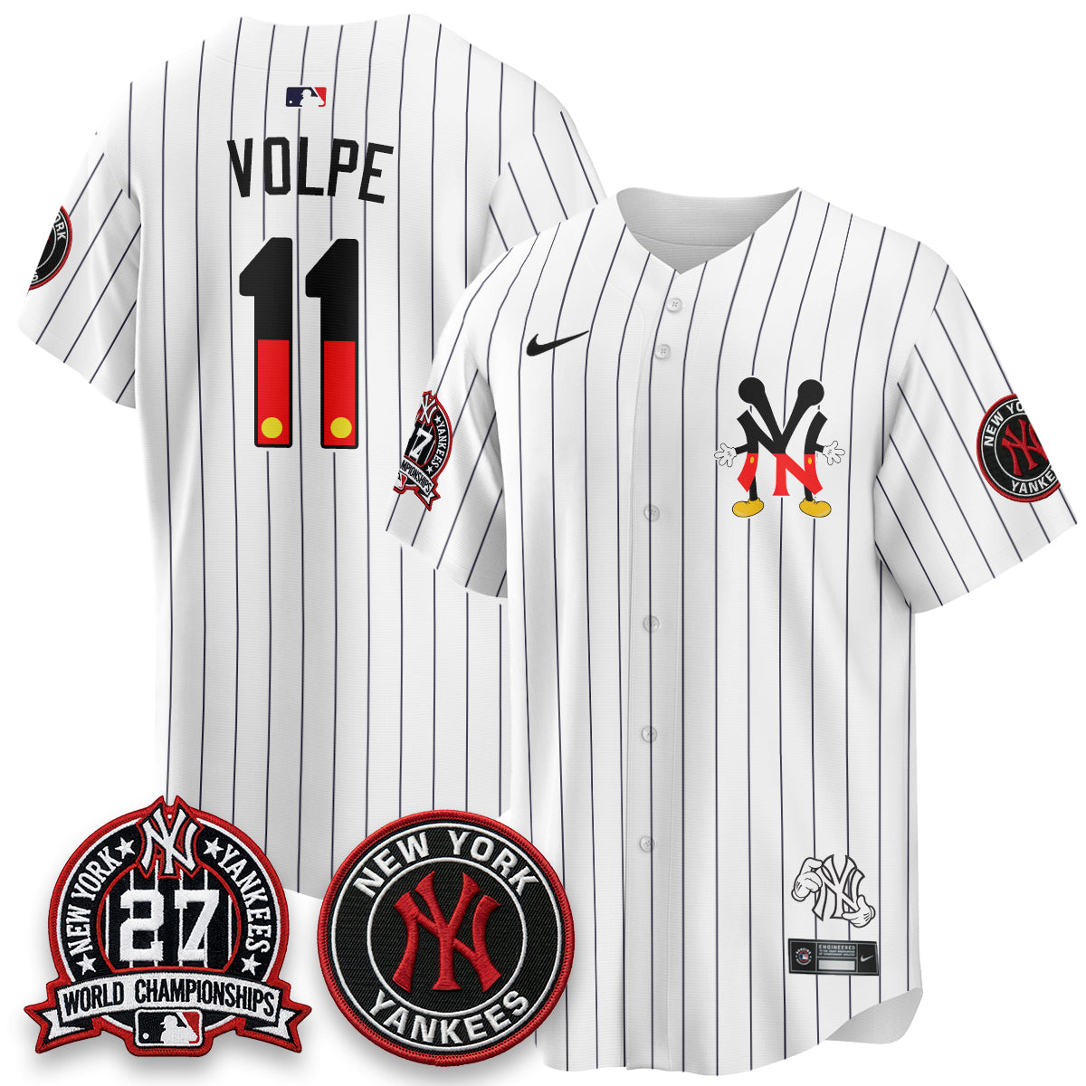 NYY x Mouse Vapor Limited Jersey - Stitched-DTD