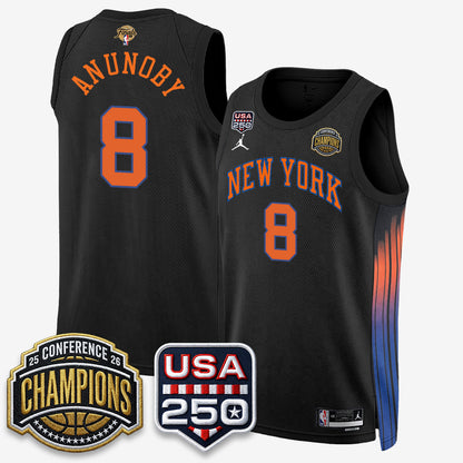 NYK 2026 NBA Eastern Conference Champions City Edition Jersey - Stitched-DTD