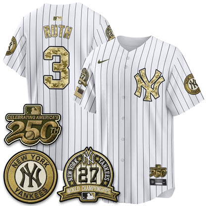 NYY Salute to Service 2026 Vapor Limited Jersey - Stitched-DTD