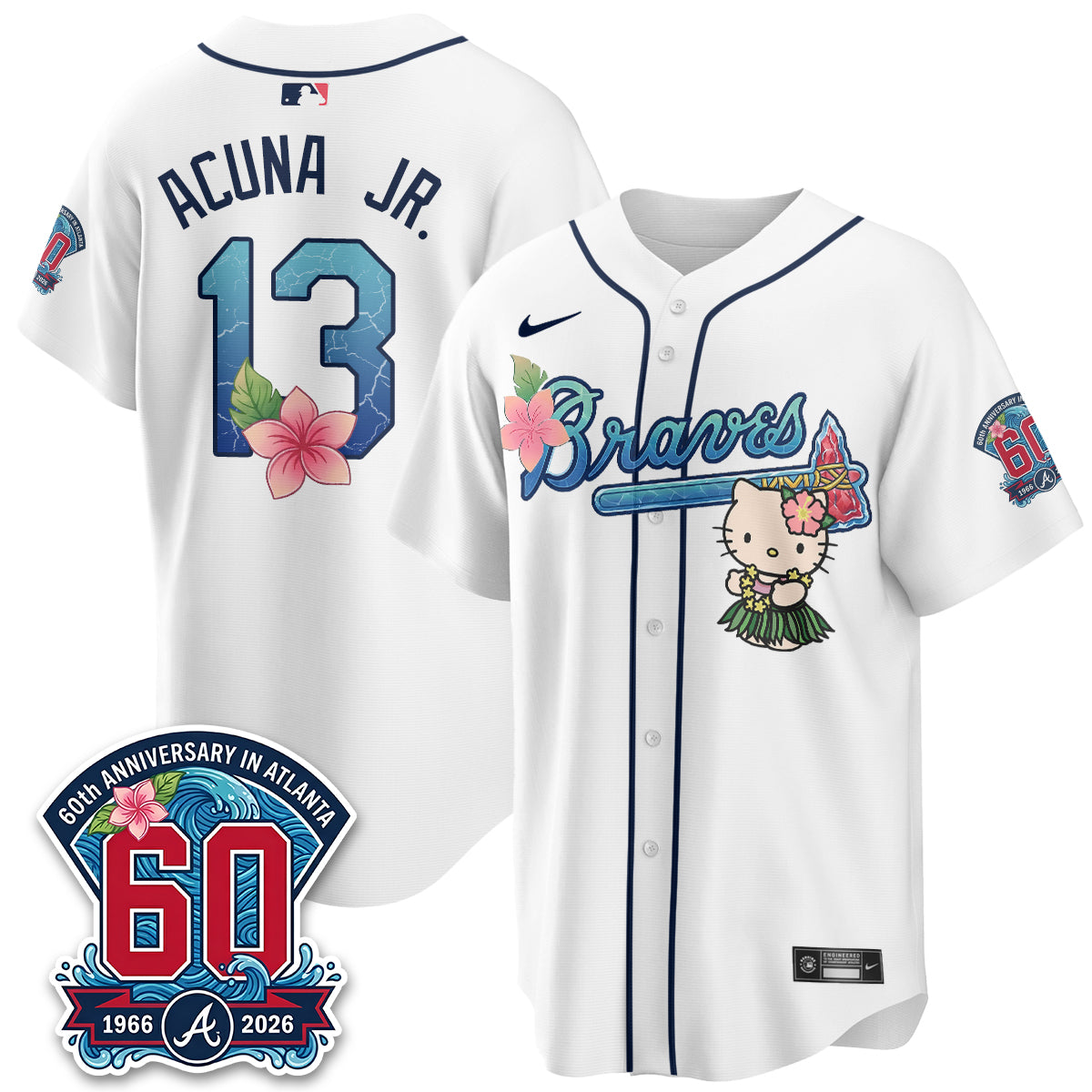 ATL x Meow Aloha Spirit Vapor Jersey - Stitched-DTD