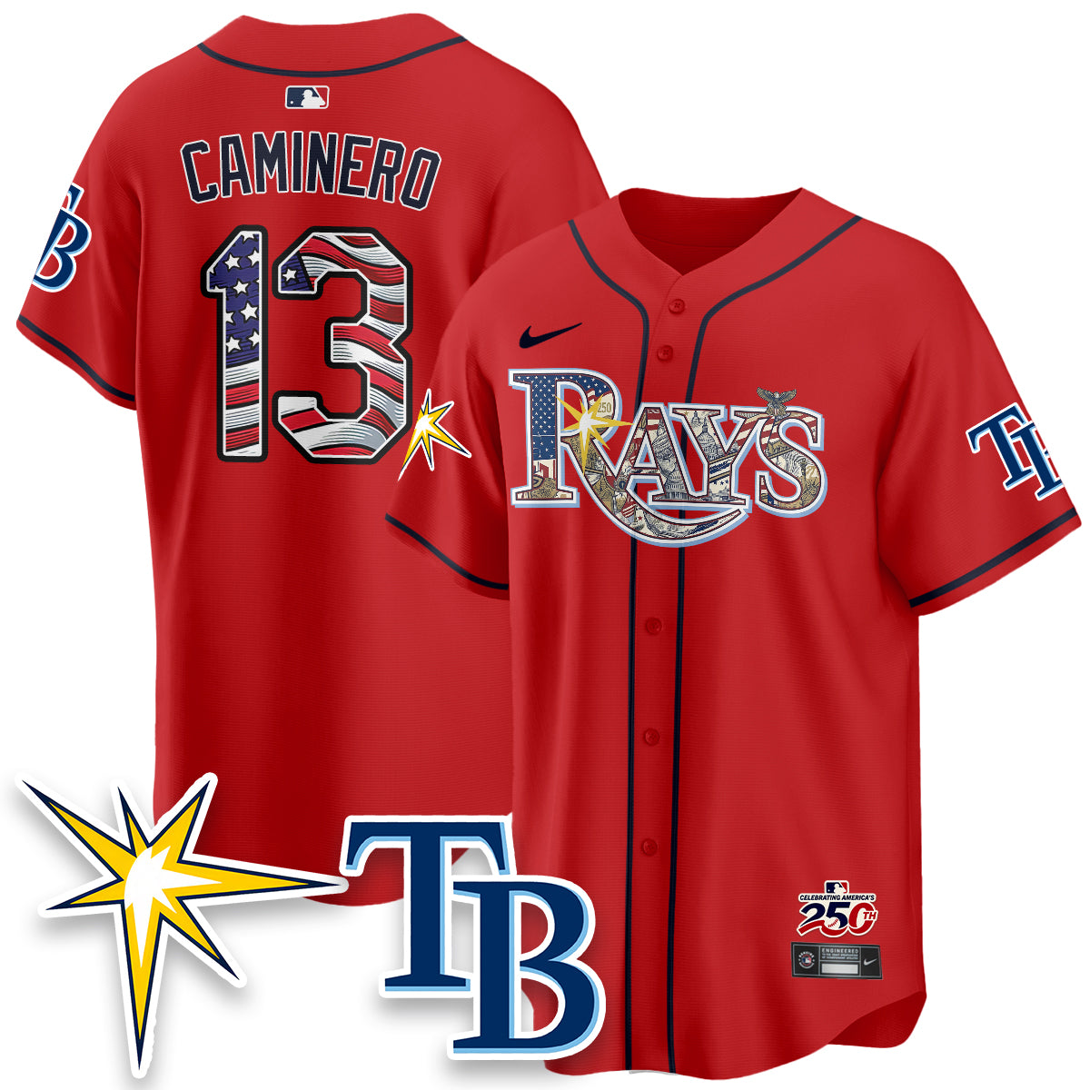 TB Independence Day USA 2026 Vapor Limited Jersey - Stitched-DTD