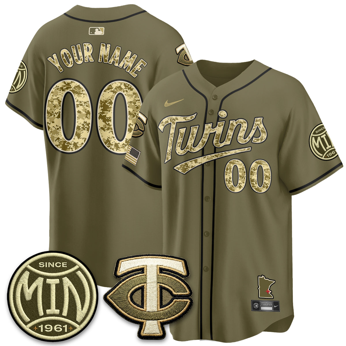 MIN 2026 Armed Forces Day Custom Jersey  - Stitched-DTD