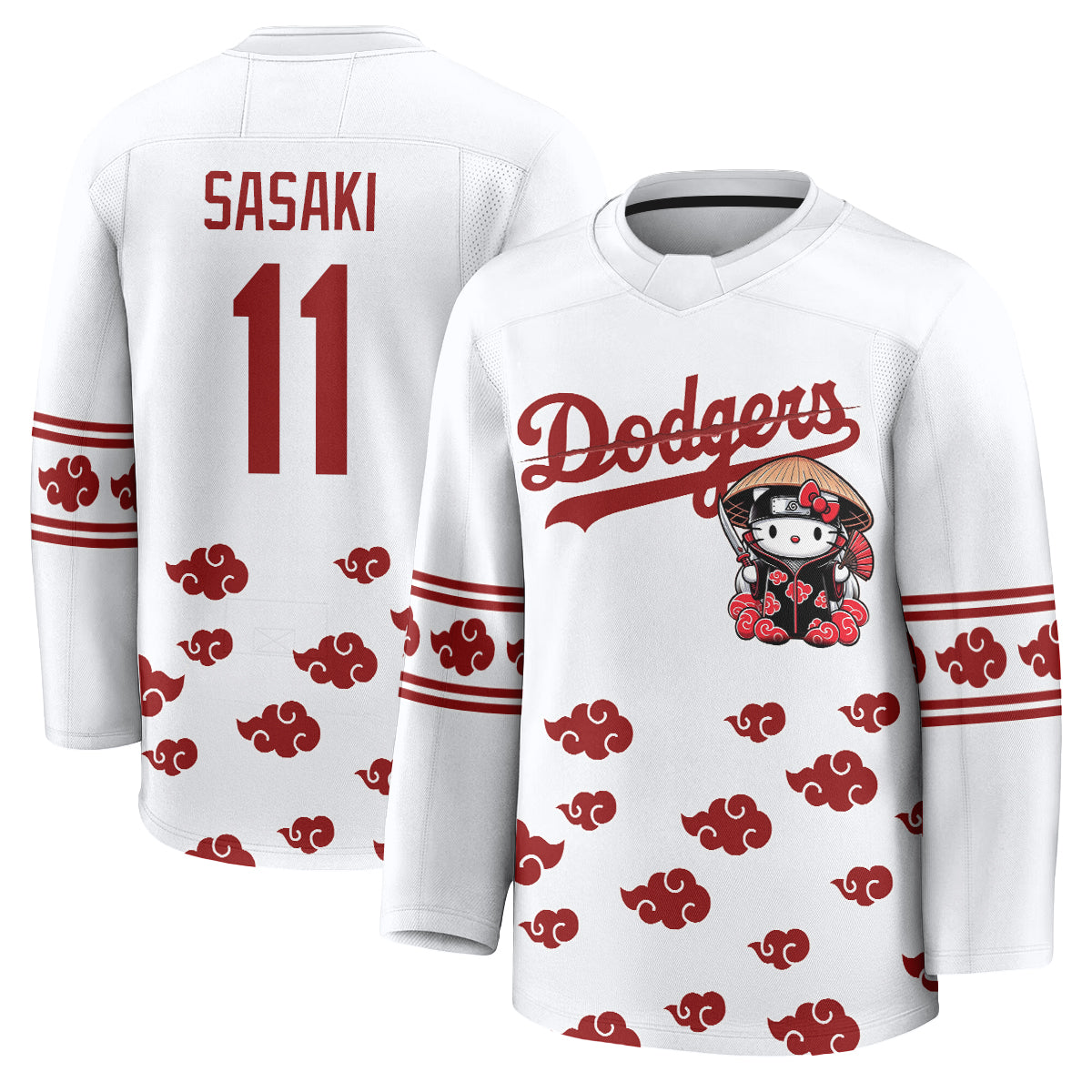 LAD Akatsuki Edition Vapor Hockey Jersey - Stitched-DTD
