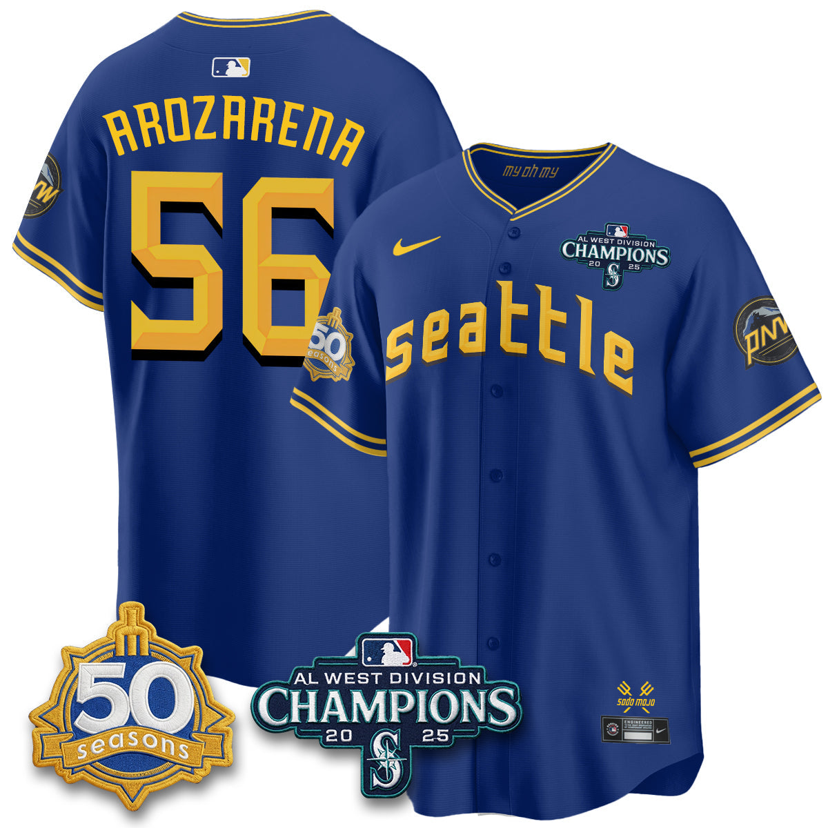 SEA 2026 Vapor Limited Jersey - 50th Anniversary - All Stitched-DTD