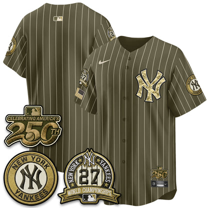 NYY Salute to Service 2026 Vapor Limited Jersey - Stitched-DTD