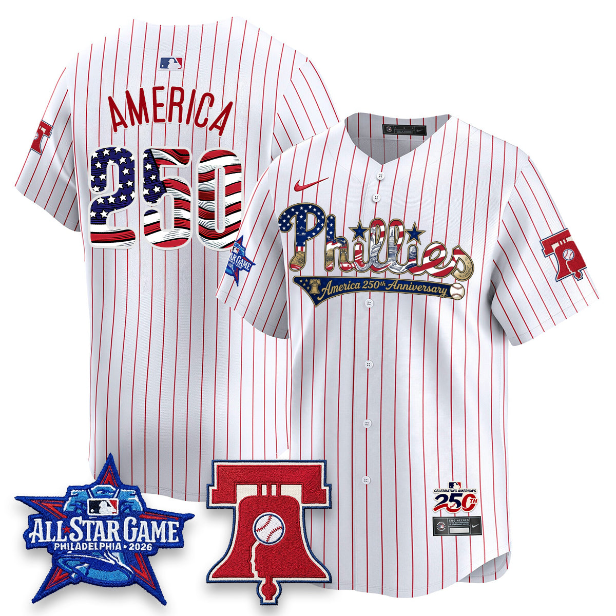 PHI 2026 Independence Day USA Vapor Limited Jersey - Stitched-NQD
