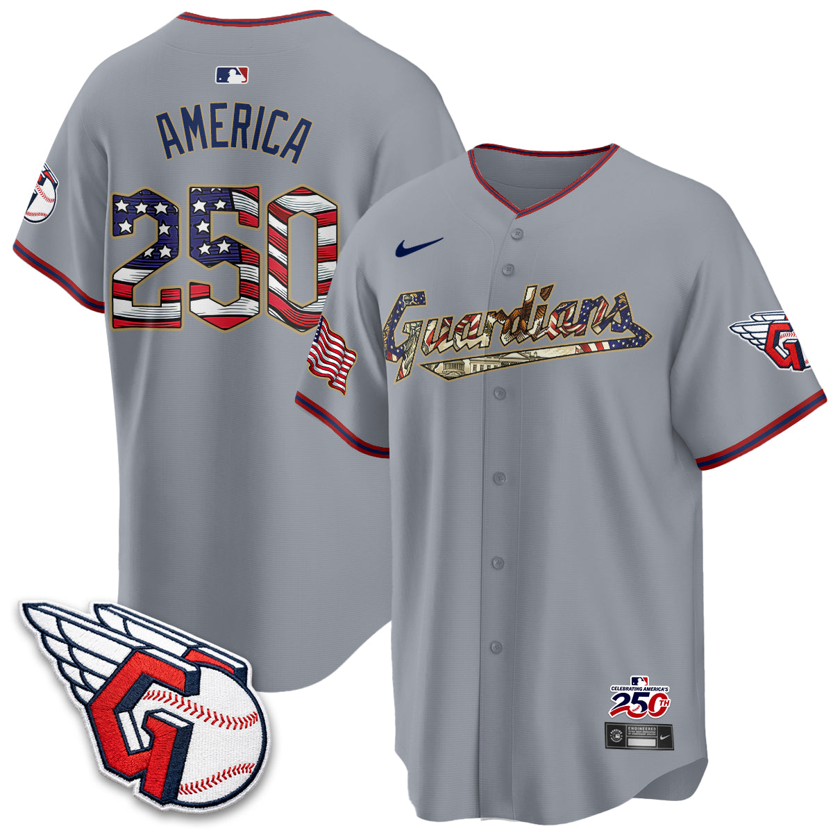 CLE 2026 Independence Day USA Vapor Jersey - Stitched-DTD