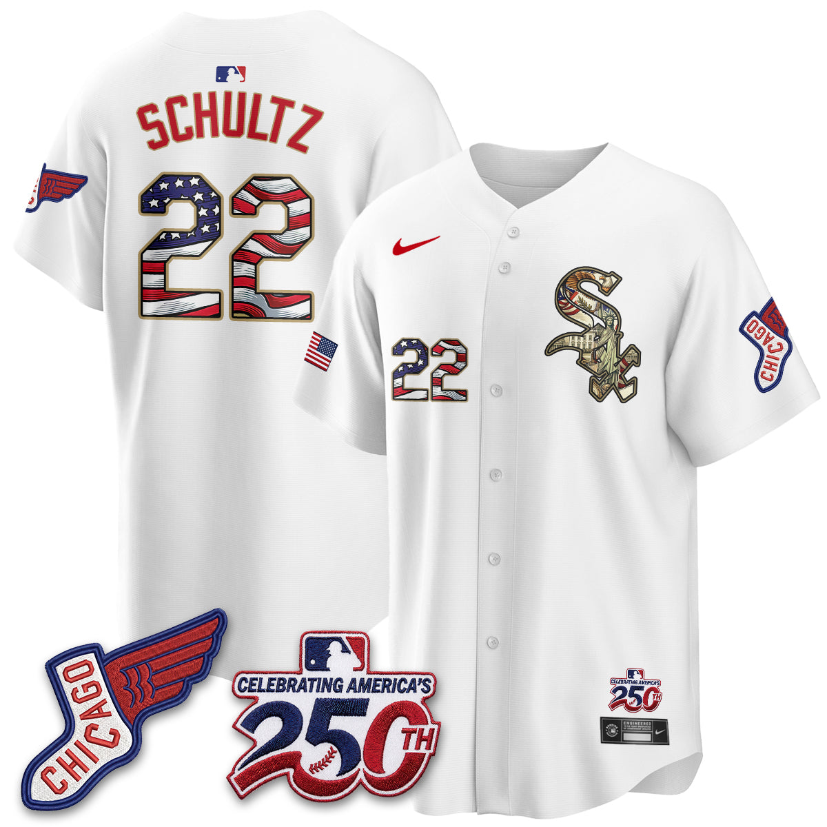 CWS 2026 Independence Day USA Vapor Jersey - Stitched-DTD