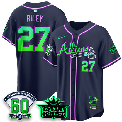 ATL x Atliens Cool Base Galaxy Version Jersey - Stitched-DTD