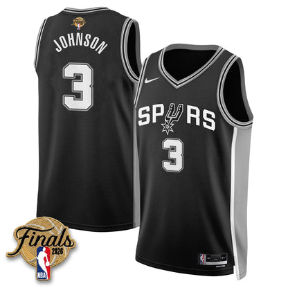 SAS 2026 NBA Western Conference Champions Vapor Jersey V2- Stitched-DTD