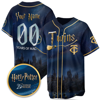Baseball Team x HP 25 Years of Magic Limited Edition Custom Jersey - Printed-DTD