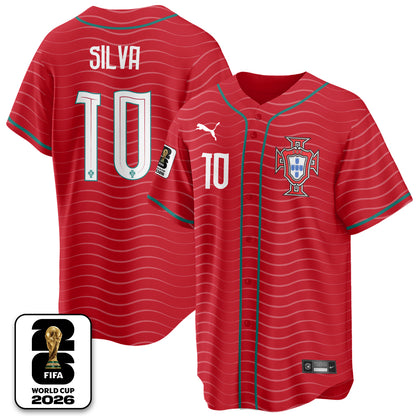 Portugal Soccer National Team x Baseball Vapor Limited Jersey - Stitched-DTD