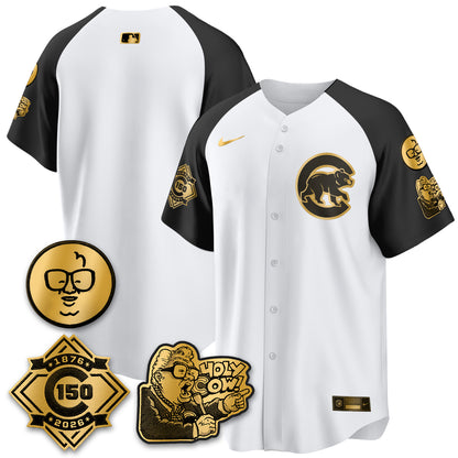 CHC 150th Anniversary Harry Caray Holy Cow Vapor Premier Limited Jersey - All Stitched V3-DTD