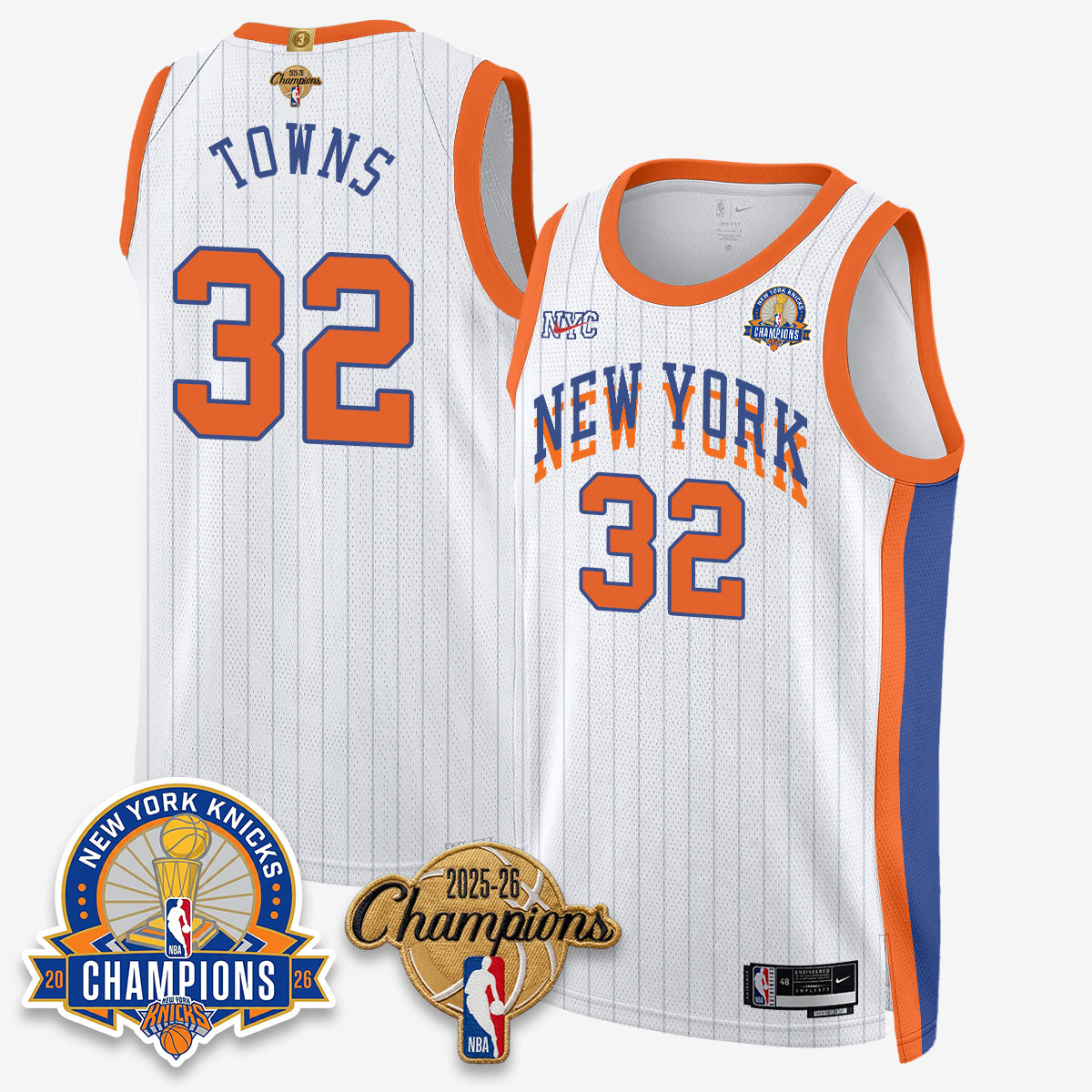 NYK 2026 Basketball Champions Special Edition Vapor Jersey V2- Stitched-DTD