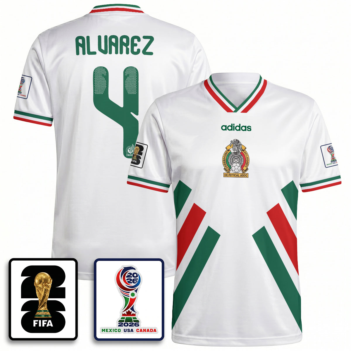 Mexico WC 2026 Fan Gear Version Jersey - Printed-DTD