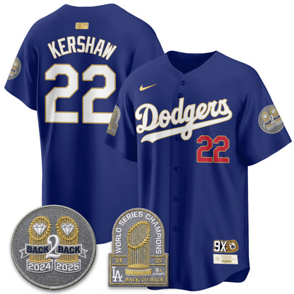 LAD Vapor Limited Jersey - Back to Back Champion - All Stitched-DTD