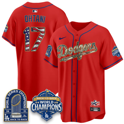 LAD 2026 Independence Day USA Vapor Limited Jersey - Stitched-DTD