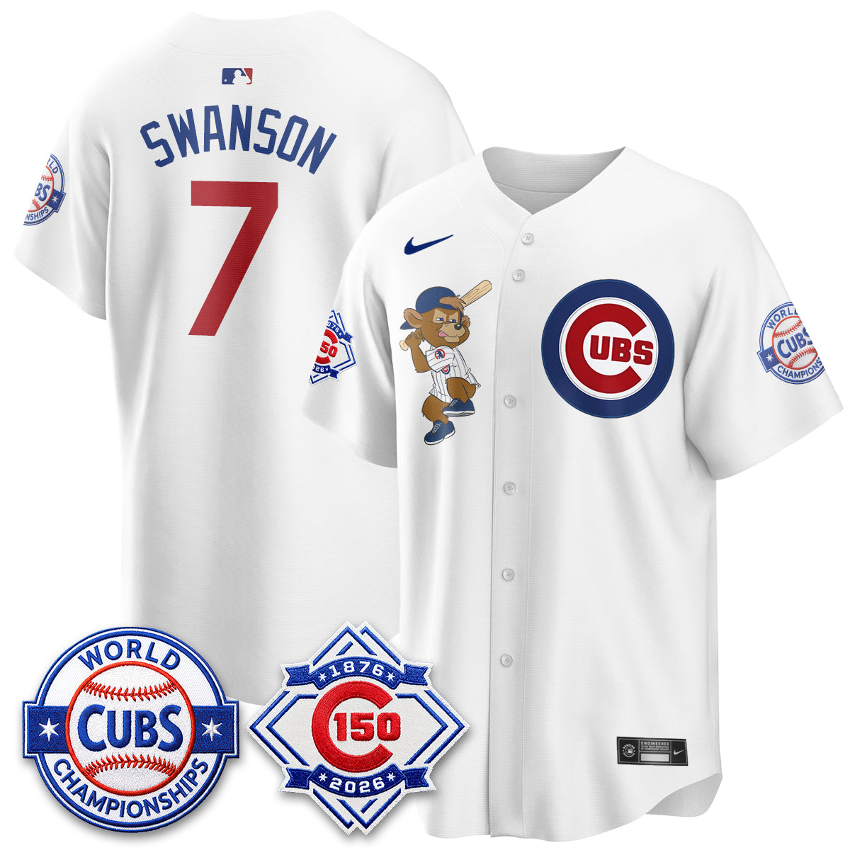 Chicago Cubs Clark Edition Vapor Limited Jersey - Stitched-DTD