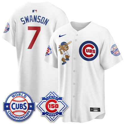 Chicago Cubs Clark Edition Vapor Limited Jersey - Stitched-DTD