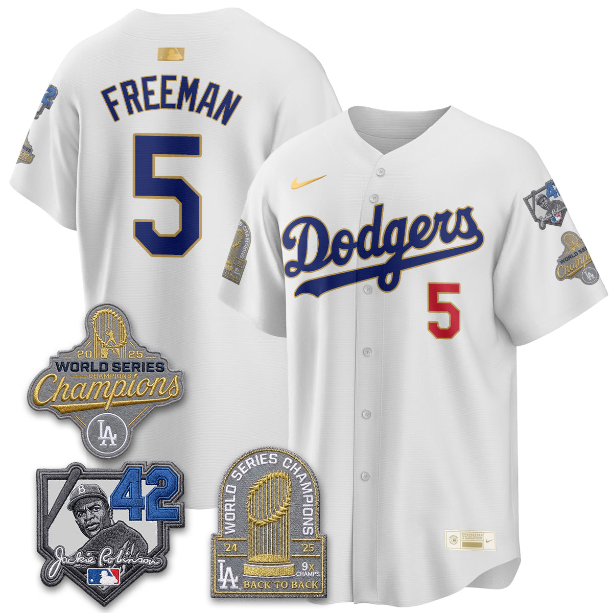 LAD 2026 Jackie Robinson New Era Vapor Limited Jersey - All Stitched-DTD
