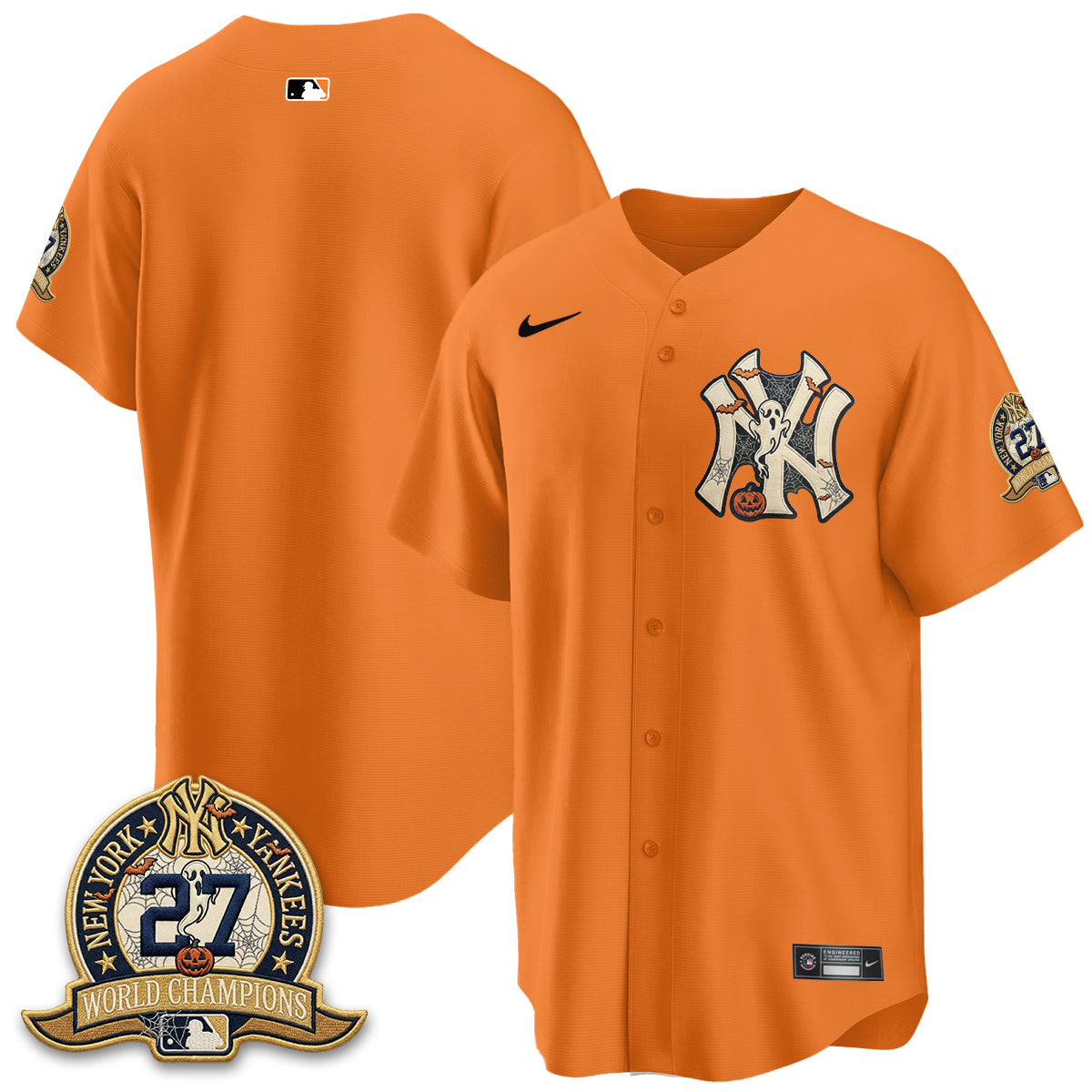 NYY Halloween 2026 Vapor Limited Jersey - Stitched-DTD