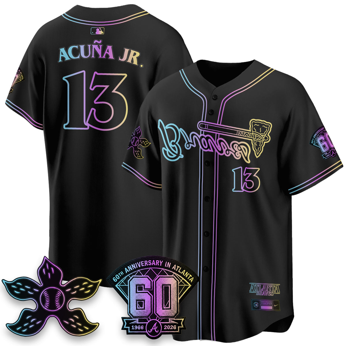 ATL x Stranger Things Vapor Jersey V2- Stitched-DTD