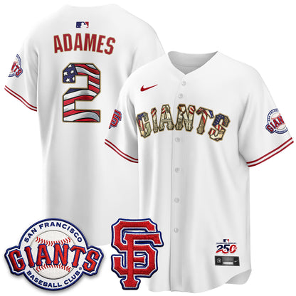 San Francisco Giants2026 Independence Day USA Jersey - All Stitched-DTD