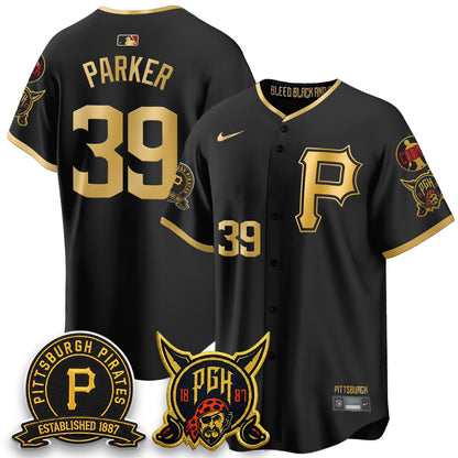 PIT 2026 City Connect Vapor Limited Jersey - Cobra & Est 1887 Patch - All Stitched-DTD