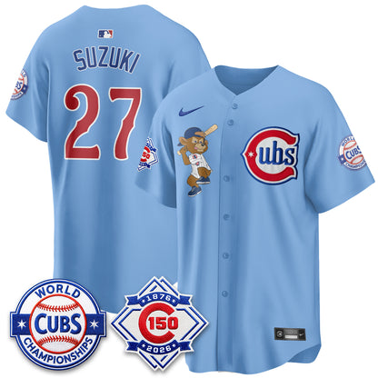 Chicago Cubs Clark Edition Vapor Limited Jersey - Stitched-DTD