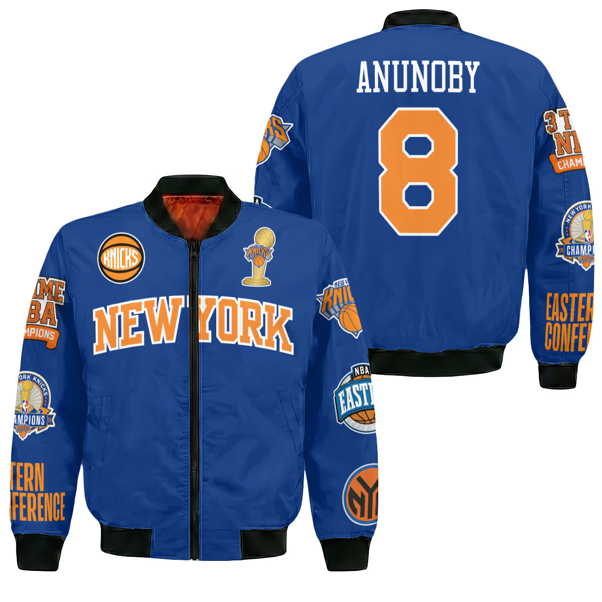 NYK 2026 NBA Finals Champions Limited Edition Bomber Jacket - Printed-DTD