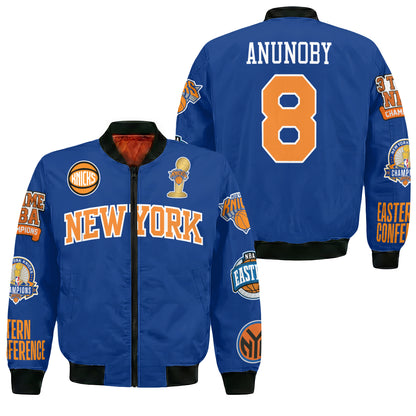 NYK 2026 NBA Finals Champions Limited Edition Bomber Jacket - Printed-DTD