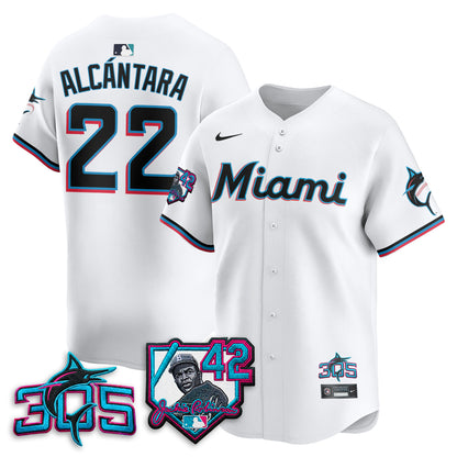 MIA 2026 Jackie Robinson New Era Vapor Limited Jersey - All Stitched-DTD