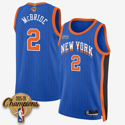 NYK 2026 Basketball Champions Vapor Jersey V2- Stitched-DTD