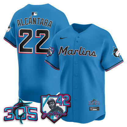 MIA 2026 Jackie Robinson New Era Vapor Limited Jersey - All Stitched-DTD