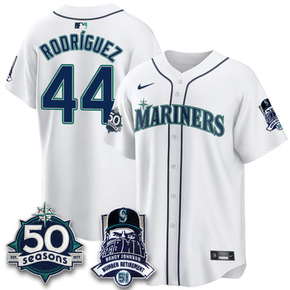 SEA Randy Johnson Vapor Limited Jersey V2- All Stitched-DTD