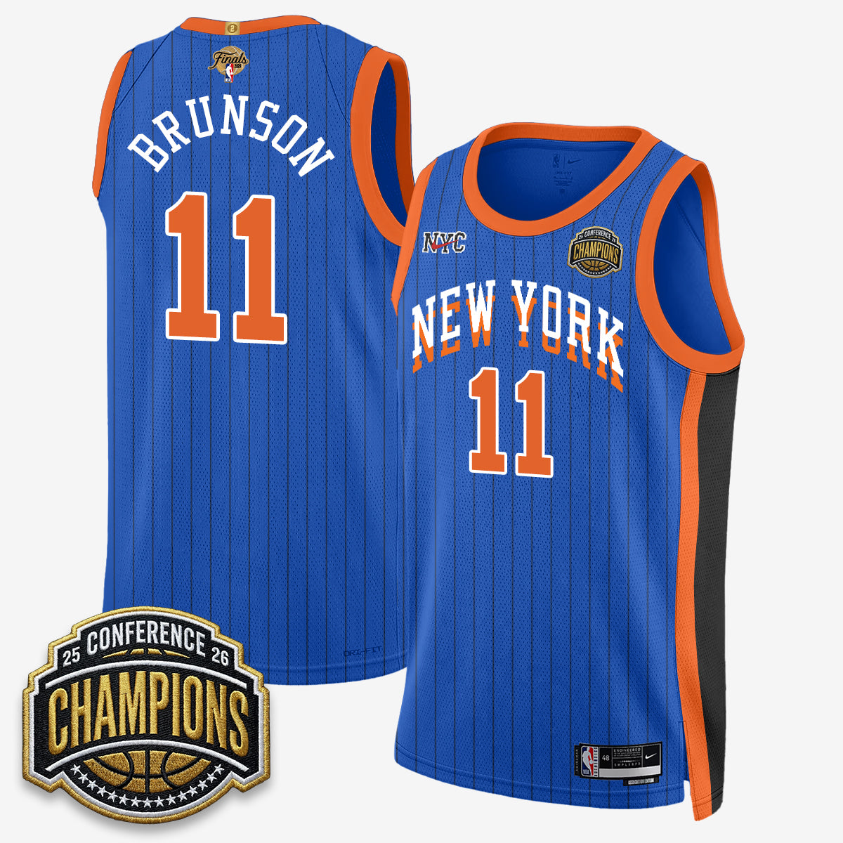 NYK 2026 NBA Finals City Edition Jersey V3- Stitched-DTD